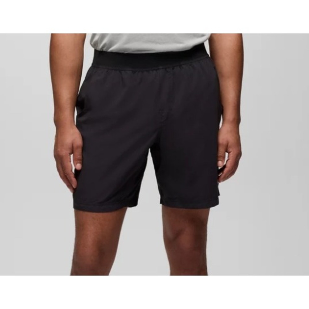 Men's‎ Prana Breathe Mojo Shorts Black Size Medium 10" Inseam Activewear Yoga